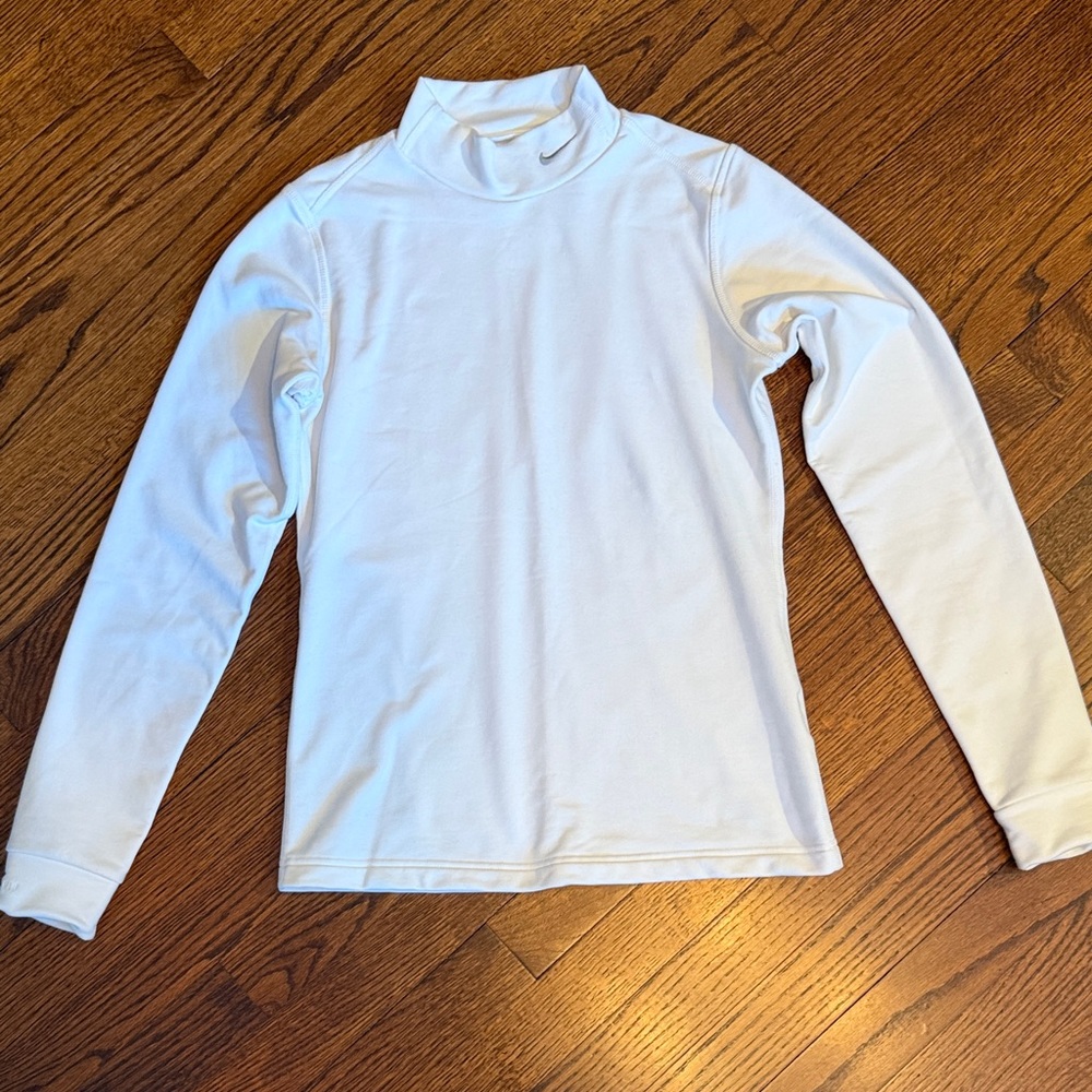 Nike White Fleece lined Children’s Medium "Fit Dry" Shirt